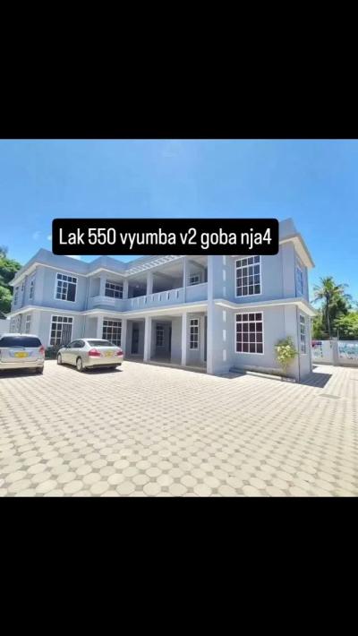 Nyumba/Apartment ya vyumba viwili inapangishwa Goba, Dar Es Salaam