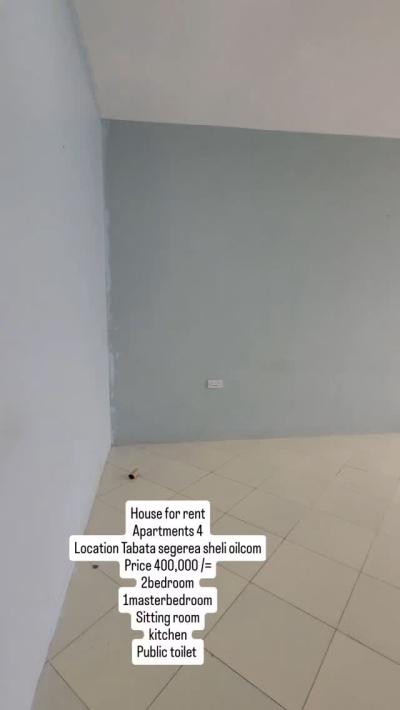 Nyumba/Apartment ya vyumba viwili inapangishwa Tabata, Dar Es Salaam