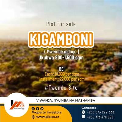 Plots for sale at Mwembe, Kilimanjaro