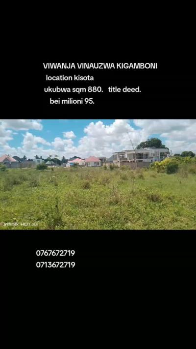 Plots for sale at Kigamboni, Dar Es Salaam