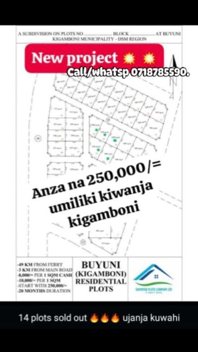 Plots for sale at Amani, Tanga