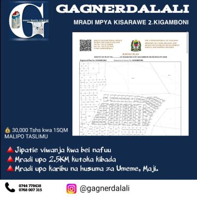 Plots for sale at Kisarawe Ii, Dar Es Salaam