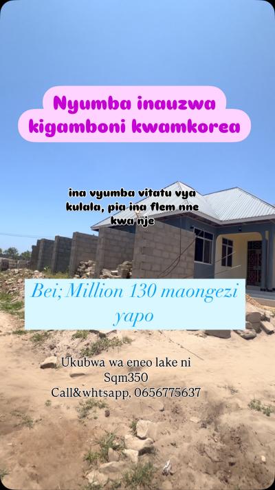 3 Bedrooms House for sale at Kigamboni, Dar Es Salaam