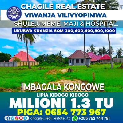 Plots for sale at Mbagala, Dar Es Salaam