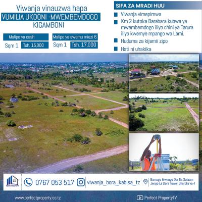 Plots for sale at Kigamboni, Dar Es Salaam