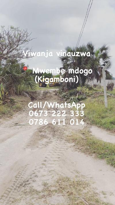 Plots for sale at Mwembe, Kilimanjaro