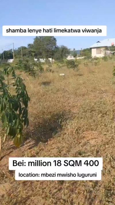 Plots for sale at Mbezi, Dar Es Salaam