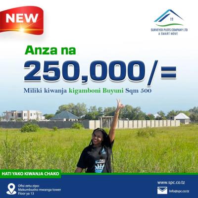 Plots for sale at Kigamboni, Dar Es Salaam