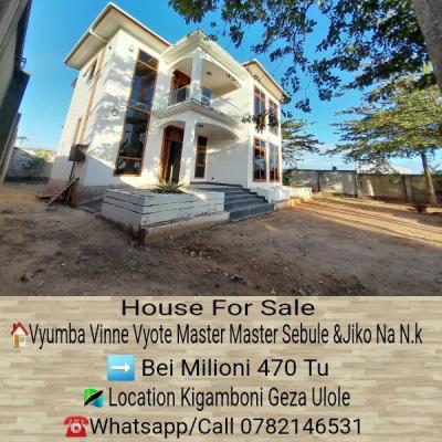 4 Bedrooms House for sale at Kigamboni, Dar Es Salaam