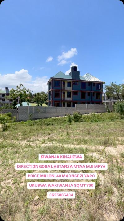 Plot for sale at Goba, Dar Es Salaam