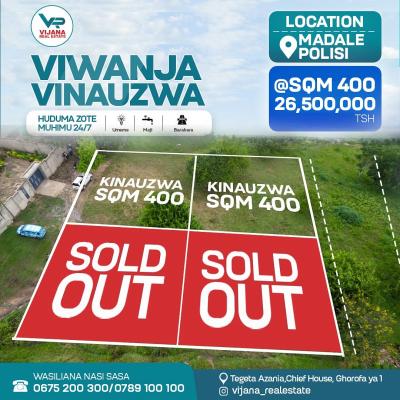 Plots for sale at Madale, Dar Es Salaam