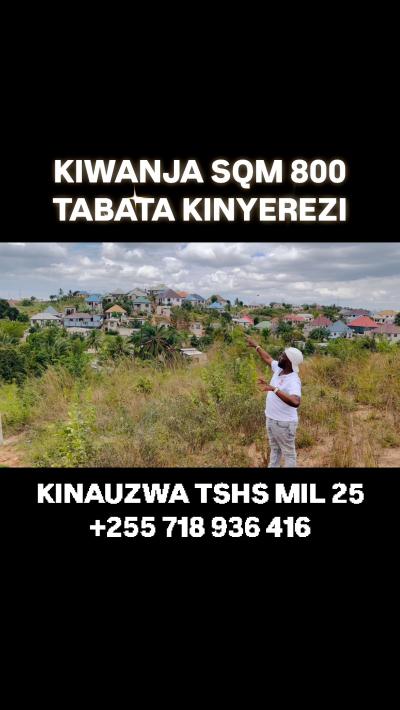 Plot for sale at Tabata, Dar Es Salaam