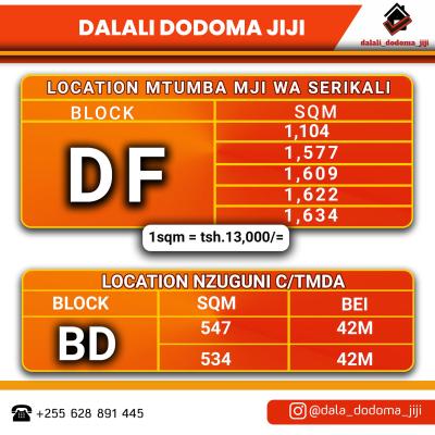 Plots for sale at Mawasiliano, Morogoro