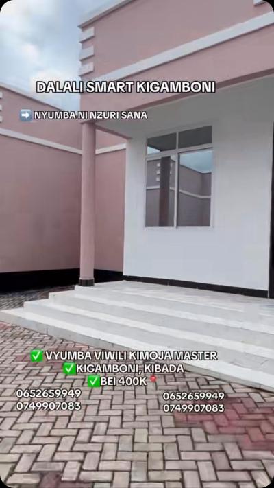 Nyumba ya vyumba viwili inapangishwa Kigamboni, Dar Es Salaam