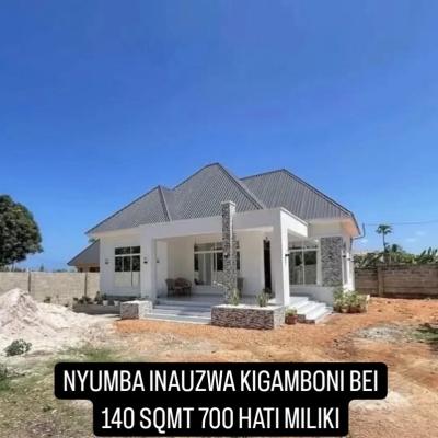 Nyumba ya vyumba vitatu inauzwa Kigamboni, Dar Es Salaam