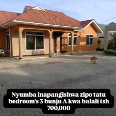 Nyumba/Apartment ya vyumba vinne inapangishwa Bunju, Dar Es Salaam