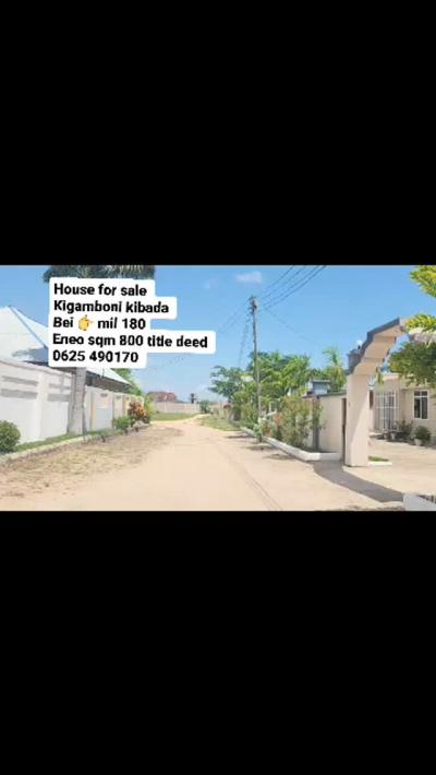 House for sale at Kigamboni, Dar Es Salaam