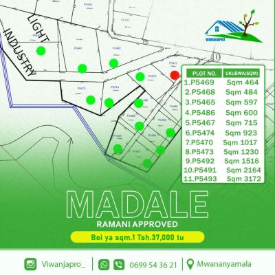 Plots for sale at Madale, Dar Es Salaam