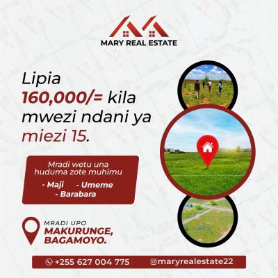 Plots for sale at Makurunge, Pwani