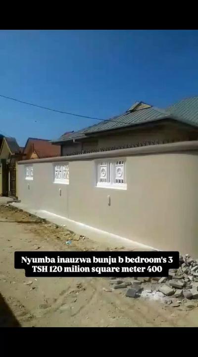 Nyumba ya vyumba vitatu inauzwa Bunju, Dar Es Salaam