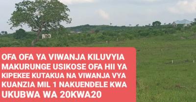 Viwanja vinauzwa Makurunge, Pwani