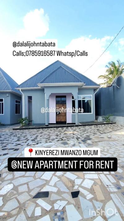 Nyumba/Apartment ya vyumba viwili inapangishwa Tabata, Dar Es Salaam