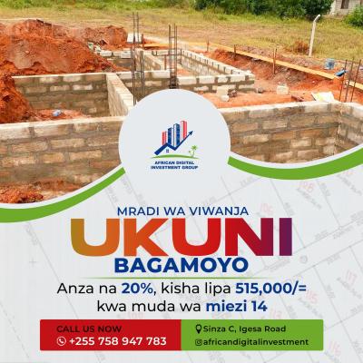 Plots for sale at Bagamoyo, Mbeya