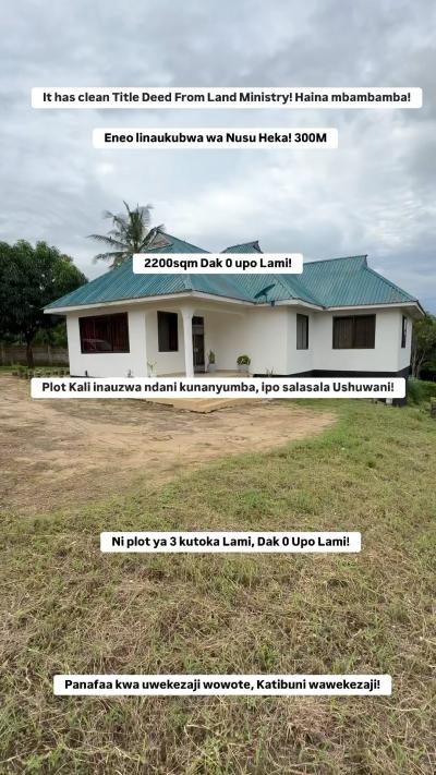 Plots for sale at Mlimani, Morogoro