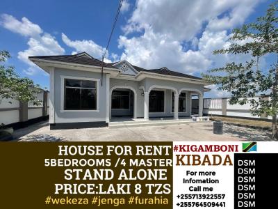 5 Bedrooms House for Rent at Kibada, Dar Es Salaam