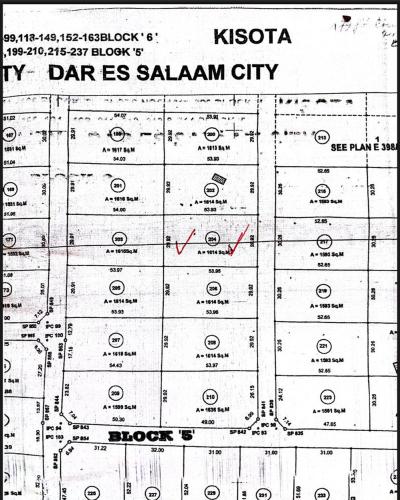 Plots for sale at Kigamboni, Dar Es Salaam