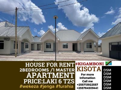 2 Bedrooms House/Apartment for Rent at Kigamboni, Dar Es Salaam