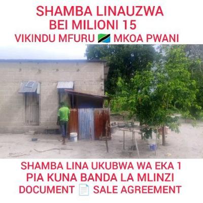 Shamba linauzwa Vikindu, Pwani