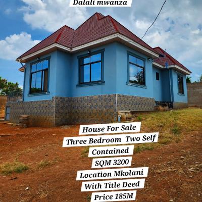 3 Bedrooms House for sale at Mkolani, Mwanza