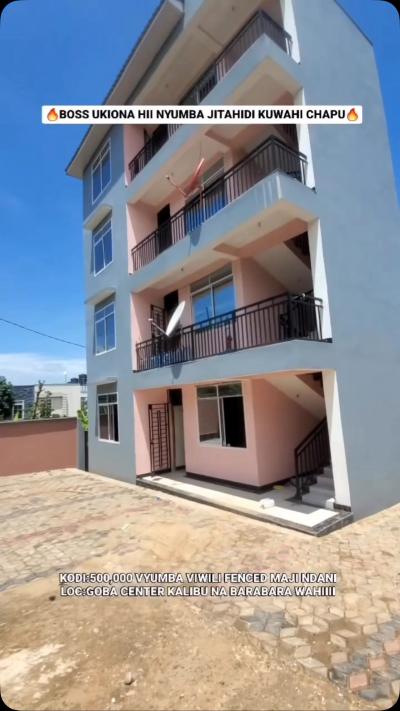 Nyumba/Apartment ya vyumba viwili inapangishwa Goba, Dar Es Salaam