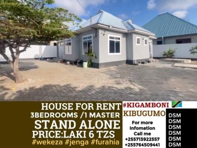 3 Bedrooms House for Rent at Kigamboni, Dar Es Salaam