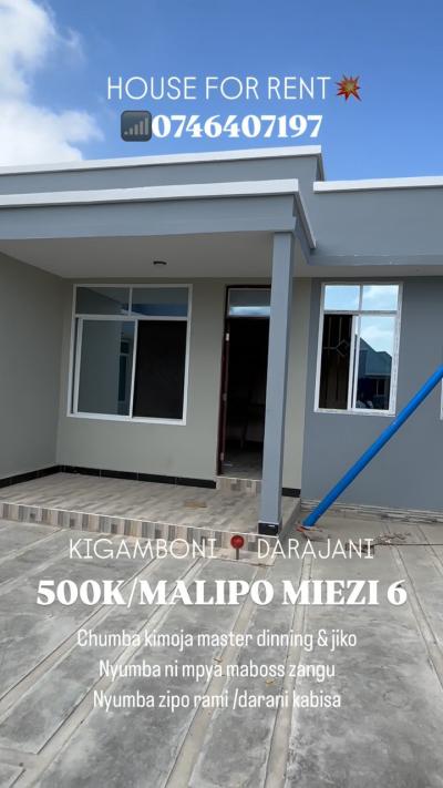 1 Bedrooms House for Rent at Kigamboni, Dar Es Salaam