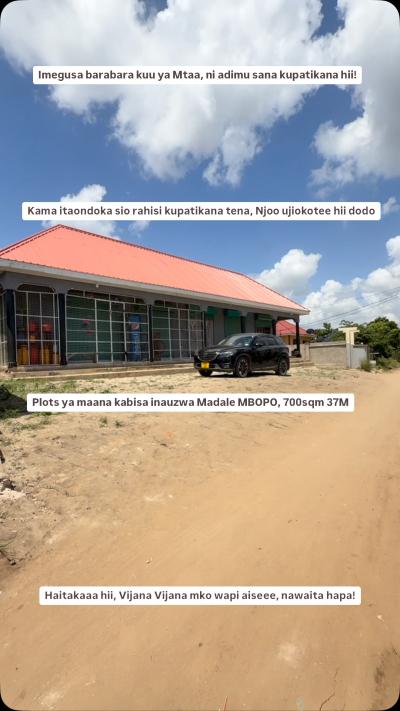 Plot for sale at Madale, Dar Es Salaam