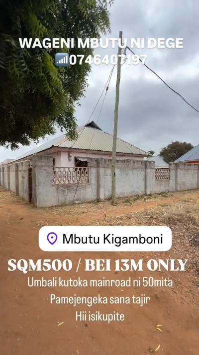 Plot for sale at Kigamboni, Dar Es Salaam