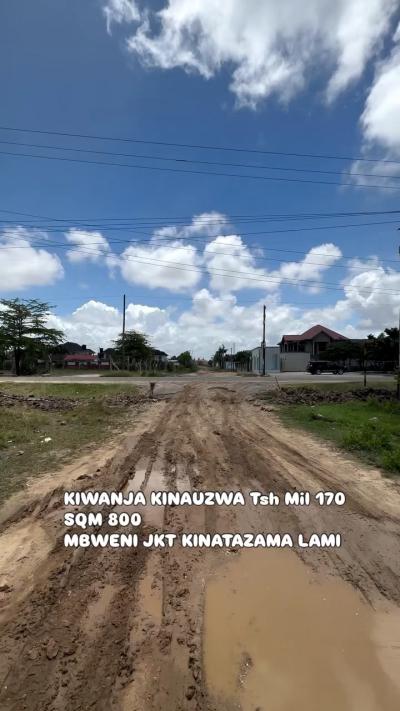 Plot for sale at Mbweni, Dar Es Salaam