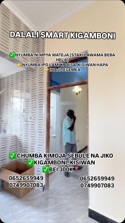 Nyumba ya chumba kimoja inapangishwa Kigamboni, Dar Es Salaam