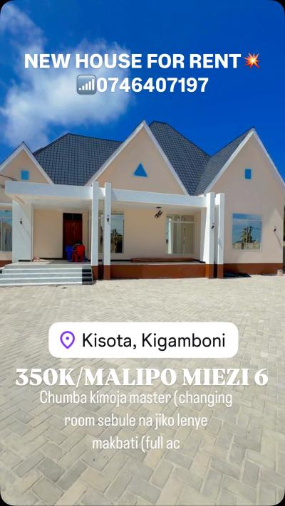 1 Bedrooms House/Apartment for Rent at Kigamboni, Dar Es Salaam