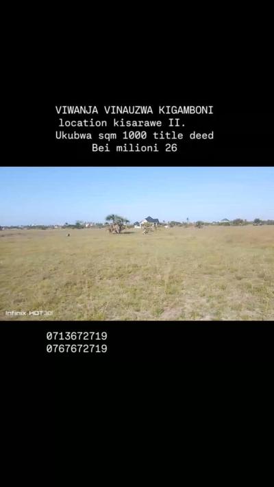 Plots for sale at Kigamboni, Dar Es Salaam