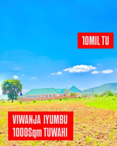 Plots for sale at Iyumbu, Dodoma