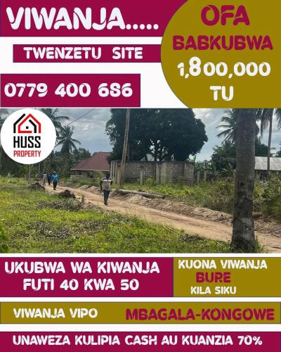 Plots for sale at Mbagala, Dar Es Salaam