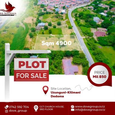 Plot for sale at Kilimani, Dodoma