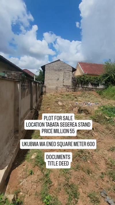 Plot for sale at Tabata, Dar Es Salaam