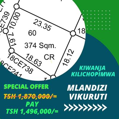 Viwanja vinauzwa Mlandizi, Pwani