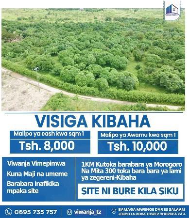 Plots for sale at Visiga, Pwani