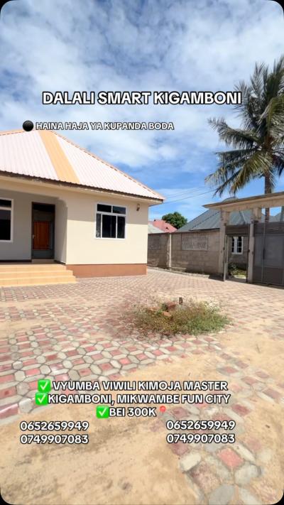 2 Bedrooms House for Rent at Kigamboni, Dar Es Salaam