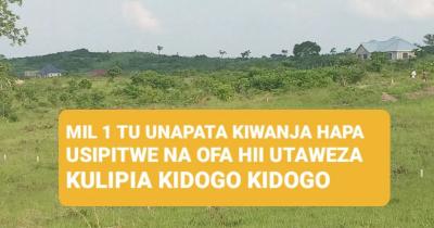 Plots for sale at Makurunge, Pwani